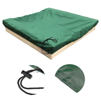 Dustproof cover for sandbox Waterproof sandbox pool cover black 150x150x20cm black 150x150x20cm V1237-ZY-203-1241