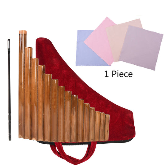 Pan Flute 15 pipes Natural bamboo Wind instrument Pan Flute G-tone Pan Flute Handmade Woodwind instrument V1237-ZY-203-1271