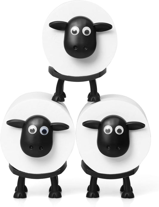 Toilet Paper Holder Sheep - Cute Bathroom Decor - Set of 3 V1237-ZY-203-1275