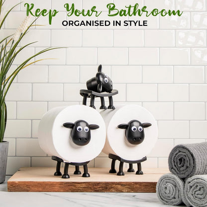 Toilet Paper Holder Sheep - Cute Bathroom Decor - Set of 3 V1237-ZY-203-1275