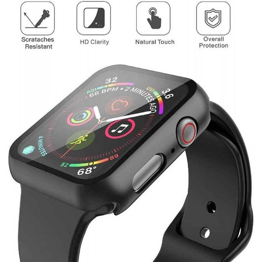 2-PACK Compatible with Apple Watch 40mm Shockproof Case 9H Tempered Glass 2in1 Rose Gold V1237-ZY-203-1290