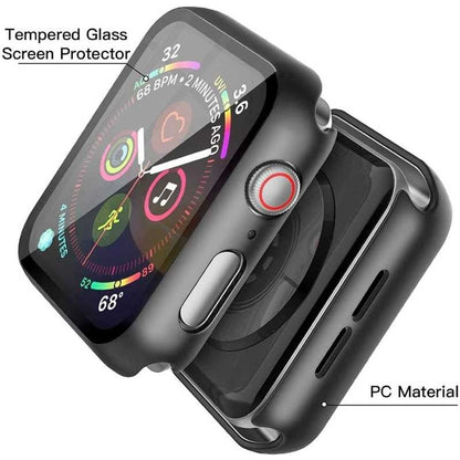 2-PACK Compatible with Apple Watch 40mm Shockproof Case 9H Tempered Glass 2in1 Rose Gold V1237-ZY-203-1290