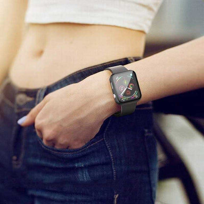 2-PACK Compatible with Apple Watch 40mm Shockproof Case 9H Tempered Glass 2in1 Rose Gold V1237-ZY-203-1290