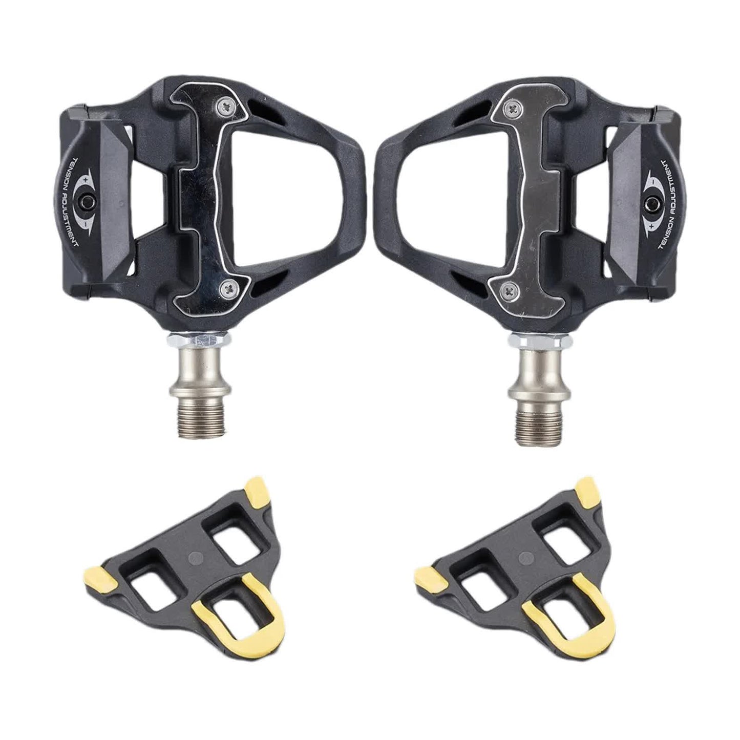 Compatible Shimano Ultegra R8000 SPD-SL Clipless Pedals with SM-SH11 Cleats black V1237-ZY-203-1309