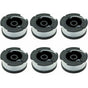 Black & Decker lawn mower spool, 6-pack, black V1237-ZY-203-1317