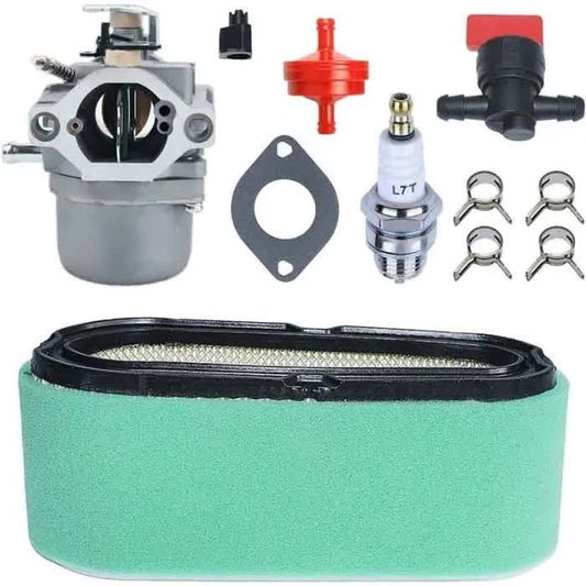 Air Filter and Carburetor Kit Compatible with Briggs Stratton 699831 799226 496894 498027 284707 286707 V1237-ZY-203-1323