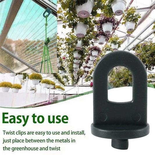 100pcs Greenhouse Hanging Hooks Fasteners Tied Buckle Hook Plant Vegetable Grafting Clip Greenhouse V1237-ZY-203-1354