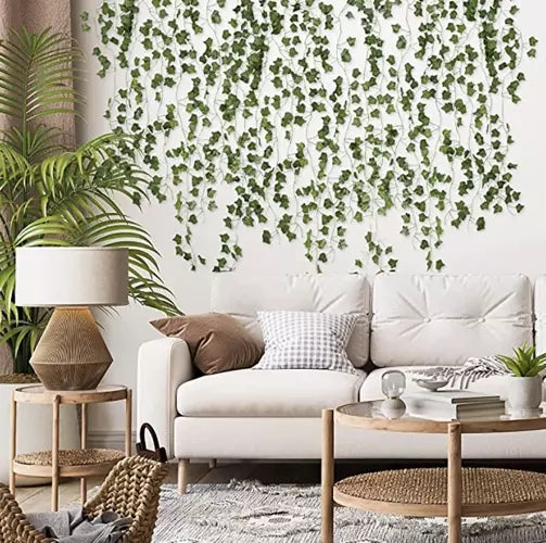25 meters Ivy garland / Leaf garland - 2 m long Green V1237-ZY-203-1384