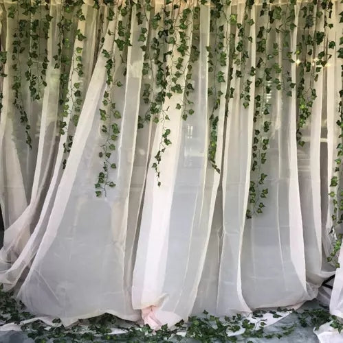 25 meters Ivy garland / Leaf garland - 2 m long Green V1237-ZY-203-1384
