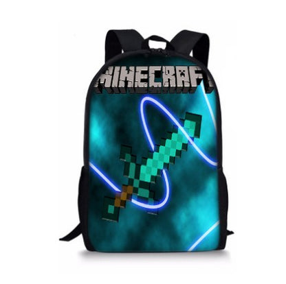 Minecraft Backpack for Kids Student School Bag Shoulder Bag A V1237-ZY-203-1387