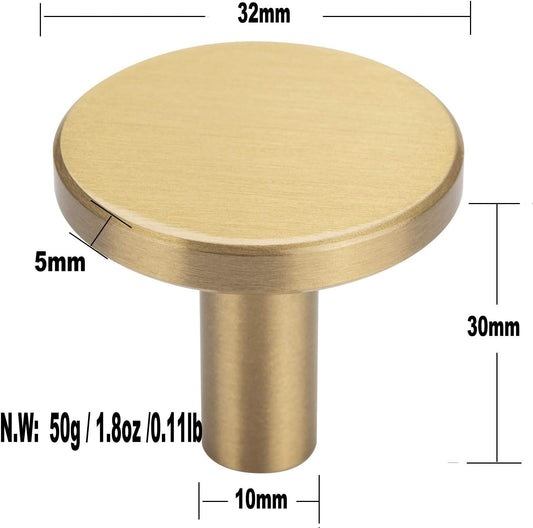 Set of 4 wall hooks in brushed brass, towel hooks in gold V1237-ZY-203-1408