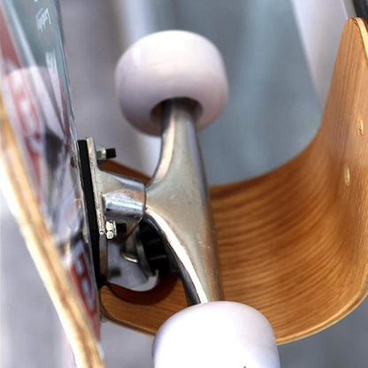 Guitar Skateboard Wall Hanger Unique Design Bent Wood Guitar Hanger Wall Mount Guitar Holder Acoust -suzuka V1237-ZY-203-1414