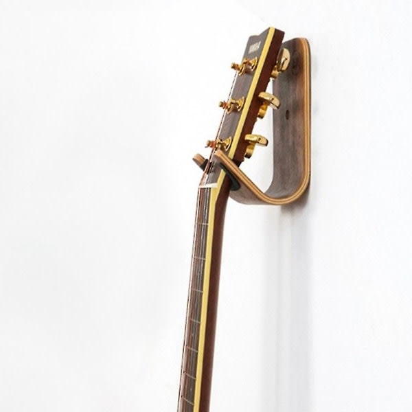 Guitar Skateboard Wall Hanger Unique Design Bent Wood Guitar Hanger Wall Mount Guitar Holder Acoust -suzuka V1237-ZY-203-1414