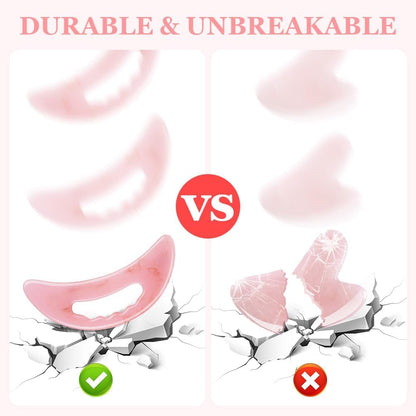 Large Gua Sha Massager, Lymphatic Drainage & Cellulite Massage for Legs, Face, Back & Pain Relief Pink-B V1237-ZY-203-1425