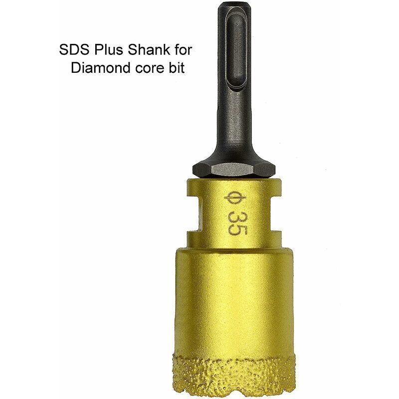 M14 external thread to SDS Plus internal thread and internal triangle adapter for drill grinder, from DEBUNS V1237-ZY-203-1470