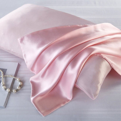 Satin Silk Pillowcase for Hair and Skin, Standard Size Pillowcase, 2-Pack, Super Soft Pillowcase with V1237-ZY-203-1493