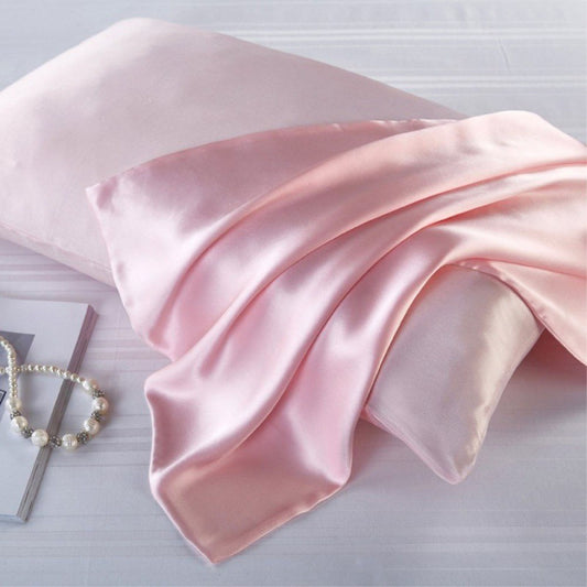 Satin Silk Pillowcase for Hair and Skin, Standard Size Pillowcase, 2-Pack, Super Soft Pillowcase with V1237-ZY-203-1493