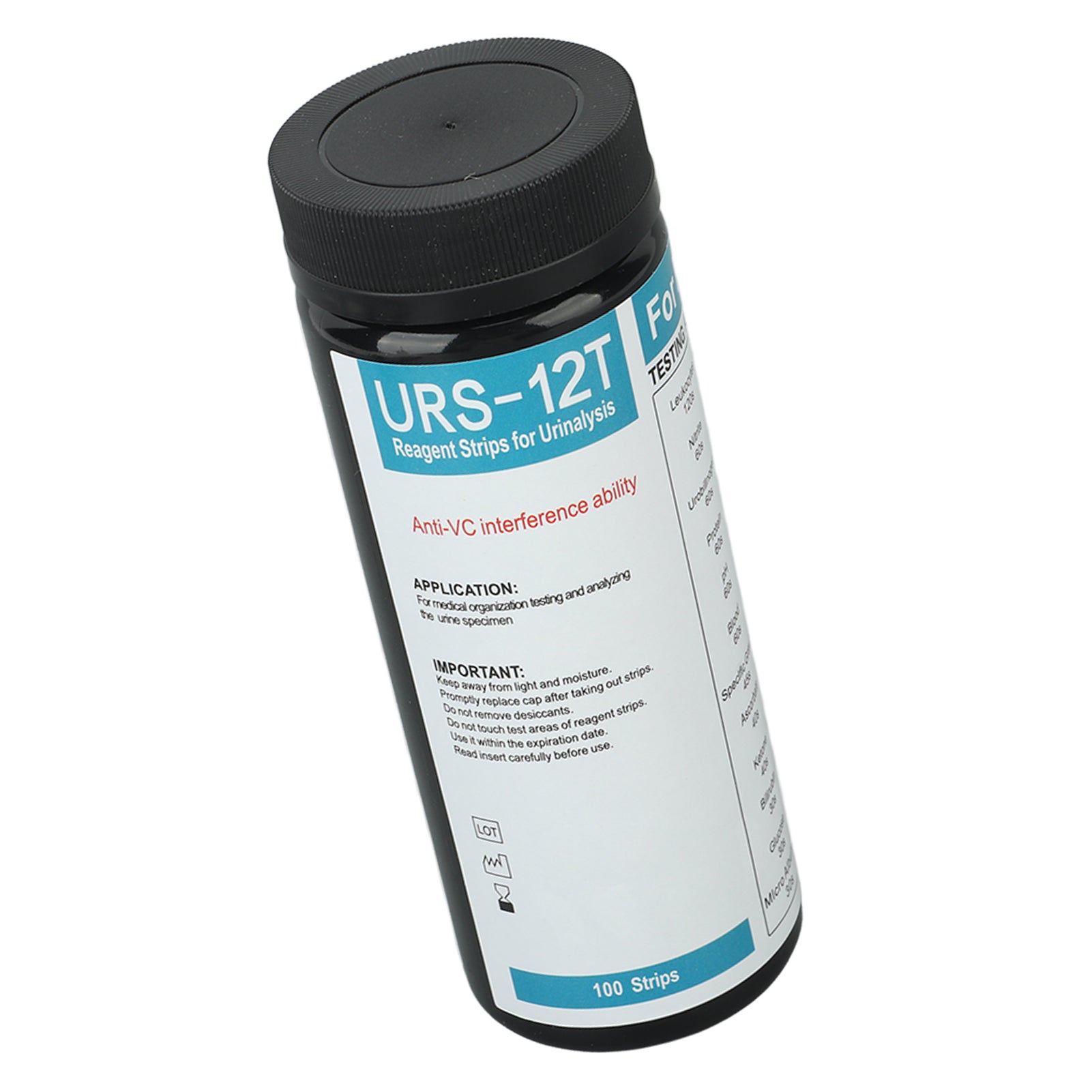 100pcs Urine Test Strips Rapid Diagnostic Urine Test Strips Portable 12-Parameter Glucose Test Strips for V1237-ZY-203-1517
