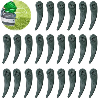 24-pack Bosch Grass Trimmer Blades for Bosch Durablade Art 23-18 LI Art 26-18 LI Grass Trimmers, Replacement V1237-ZY-203-1526