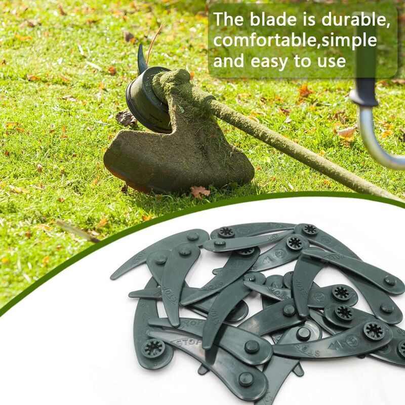 24-pack Bosch Grass Trimmer Blades for Bosch Durablade Art 23-18 LI Art 26-18 LI Grass Trimmers, Replacement V1237-ZY-203-1526