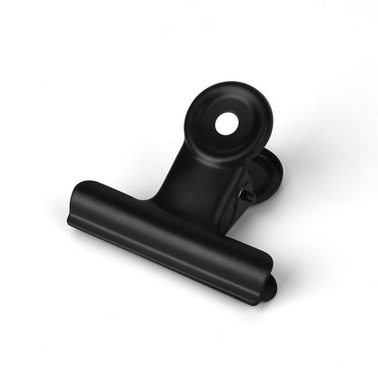 12-pack large black binder paper clips / metal hinge clip Fi V1237-ZY-203-1539