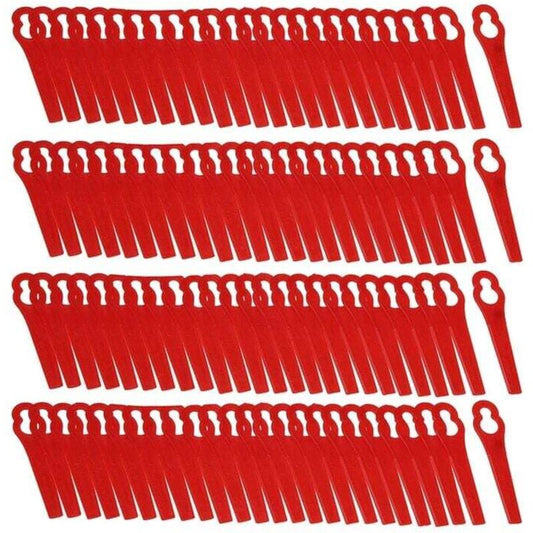 Pack of 100 Replacement Plastic Blades for Florabest LIDL FRTA 20 A1, FAT 18B3, FRT18A..DEBUNS Grass Trimmer V1237-ZY-203-1565