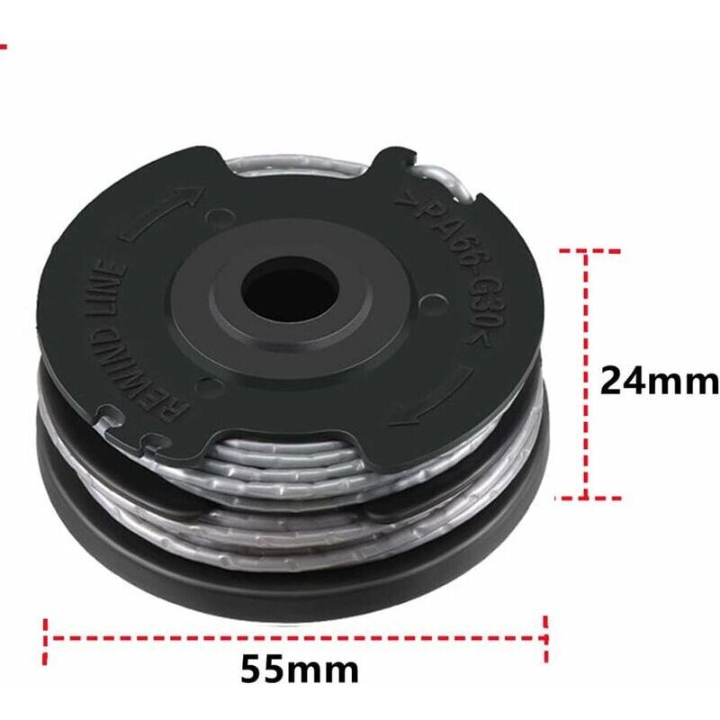 Bosch F016800351 Refill and integrated 6 m long wire spool 1.65 mm wire thickness for trimmers. V1237-ZY-203-1567