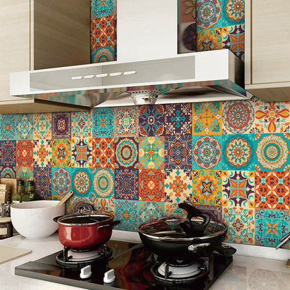 Waterproof Tile Stickers for Kitchen, Furniture, Table 15x15cm - 24 pcs V1237-ZY-203-1572
