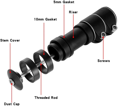 INF bicycle handlebar extension black V1237-ZY-203-1574