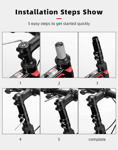 INF bicycle handlebar extension black V1237-ZY-203-1574