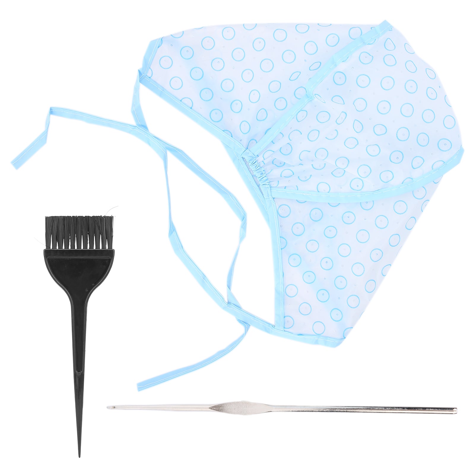 Hair Cap for Curls, Reusable Curl Cap with Hair Dyeing Brushes and Needle V1237-ZY-203-1599
