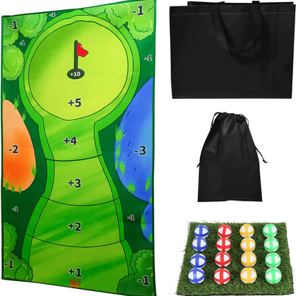 Casual Golf Game Set, 0.8x1.5M Golf Hitting Mat V1237-ZY-203-1605