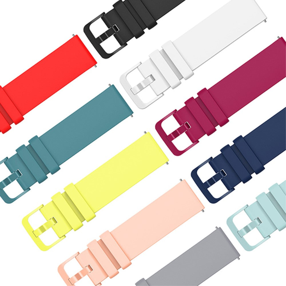 SKALO Silicone Strap for Amazfit GTR 2/2e - Multiple Colors White White V1237-ZY-203-1613