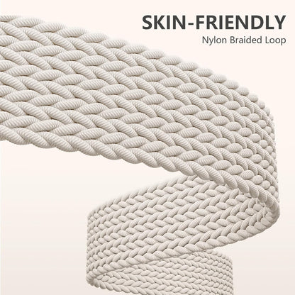 Elastic Braided Nylon Sport Strap for Fitbit Versa - Compatible Straps (Sense/Sense 2) V1237-ZY-203-1627