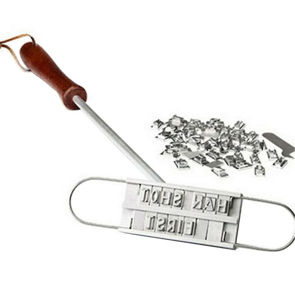 Printed Barbecue Wooden Handle Stamp Barbecue Meat DIY Steak V1237-ZY-203-1638