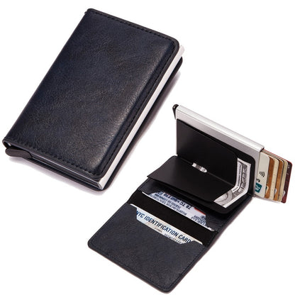 Card Holder with RFID & NFC Protection - Choose your color! Dark blue Dark blue V1237-ZY-203-1648