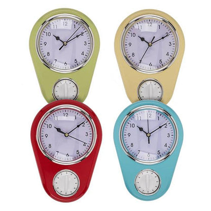 High Quality New Wall Clock & Timer - Clock with Timer Function Blue blue blue 435 V1237-ZY-203-1665