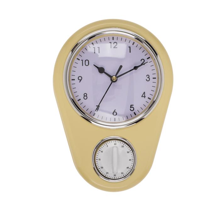 High Quality New Wall Clock & Timer - Clock with Timer Function Blue blue blue 435 V1237-ZY-203-1665