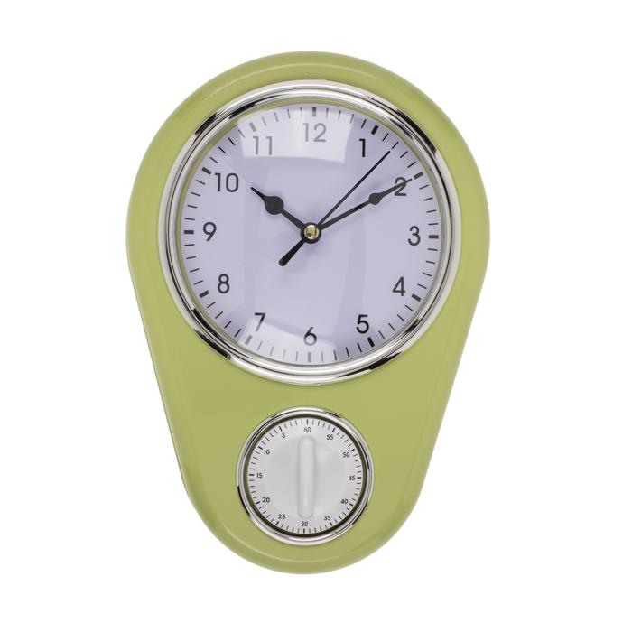 High Quality New Wall Clock & Timer - Clock with Timer Function Blue blue blue 435 V1237-ZY-203-1665