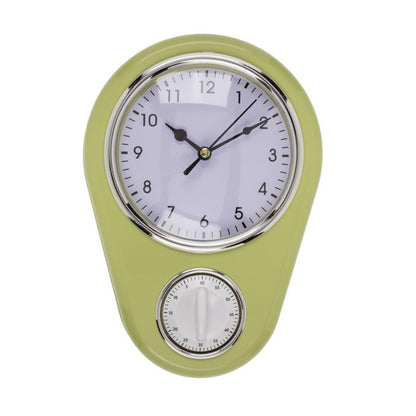 High Quality New Wall Clock & Timer - Clock with Timer Function Blue blue blue 435 V1237-ZY-203-1665