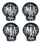 4-pack plastic downspout protectors - Keeps downspouts free from blockages caused by leaves, moss, mud, V1237-ZY-203-1673