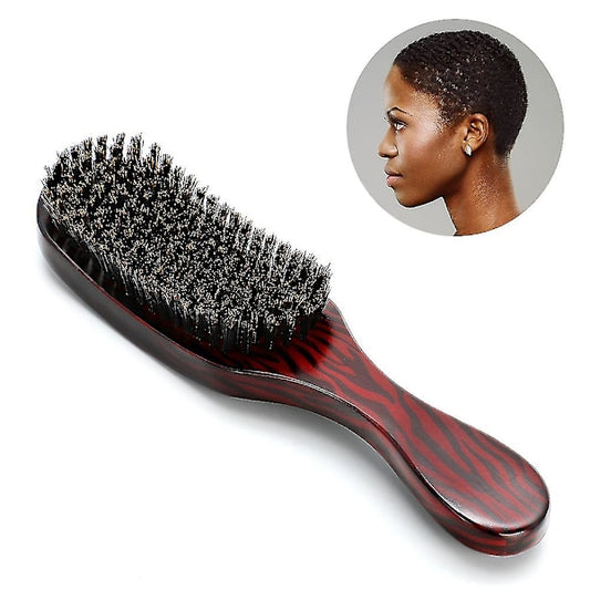 Hairbrush, 100% Boar Bristle, Soft Natural Boar Bristle for Women, Men and Kids, Daily Use, 360 Wave Brush V1237-ZY-203-1674