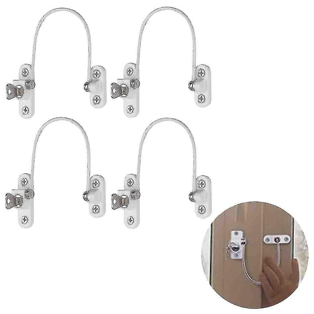 pcs Window Limiter, Window Stopper, Childproof Window Lock, Window Lock, Door Lock - Black V1237-ZY-203-1683