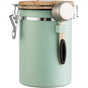 (Green) Coffee Container - Coffee Jar - 1.8L - Coffee Container Storage Jar - Coffee Container - Airtight V1237-ZY-203-1708
