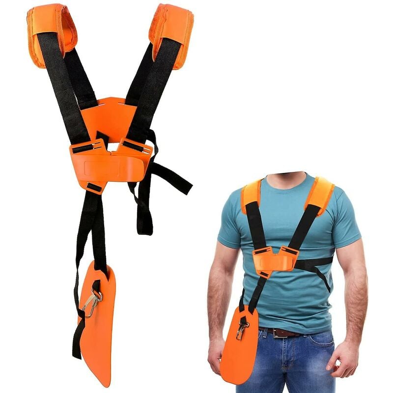 Universal Adjustable Comfort Double Strap Harness for Brushcutter Lawn Mower V1237-ZY-203-1719