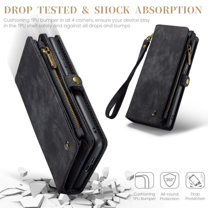 CaseMe Multi-Slot 2 in 1 Wallet Case Galaxy S25 Black V1237-ZY-203-1727