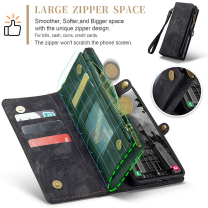 CaseMe Multi-Slot 2 in 1 Wallet Case Galaxy S25 Black V1237-ZY-203-1727