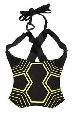 High Quality New Elastic Training Band for Football Yellow/Black 150 V1237-ZY-203-1732