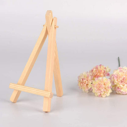 10 pcs Mini easels, wooden board display, photo memo holder, place card holder, 9*16 cm V1237-ZY-203-1742