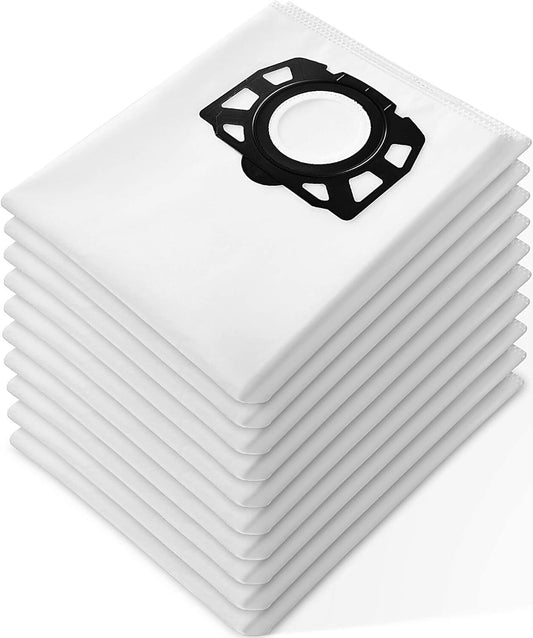 10 pcs vacuum cleaner bags compatible with Karcher vacuum cleaners wd4 wd5 wd6 mv4 mv5 mv6 V1237-ZY-203-1765